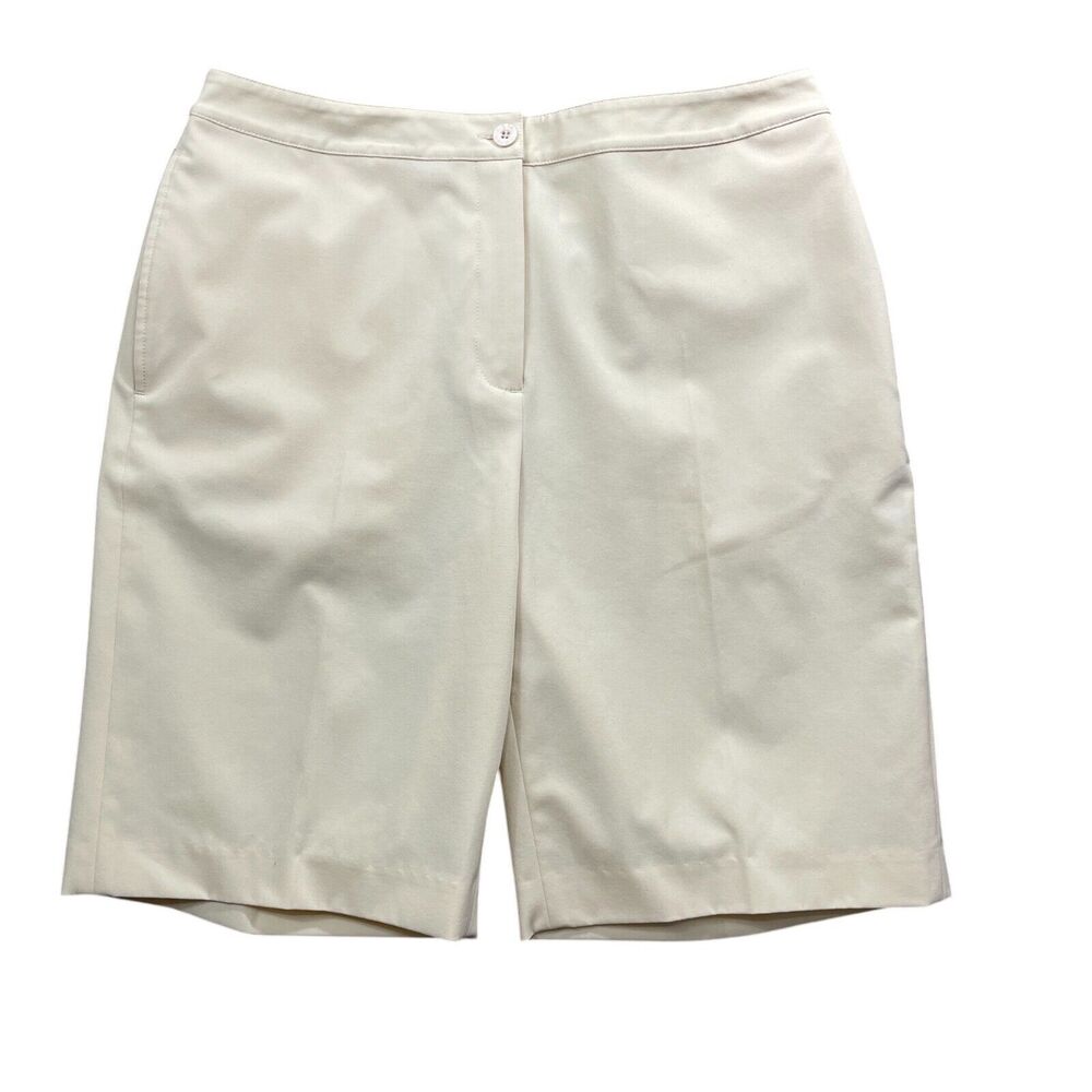 EP Pro Tour Tech 8 Ivory Bermuda‎ Shorts Zipper Pockets